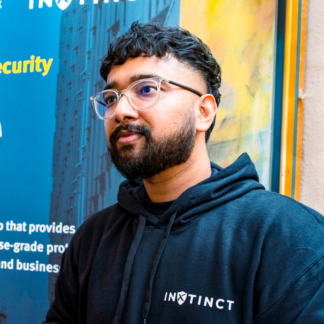 Deepanjan Paul wearing an Inxtinct hoodie