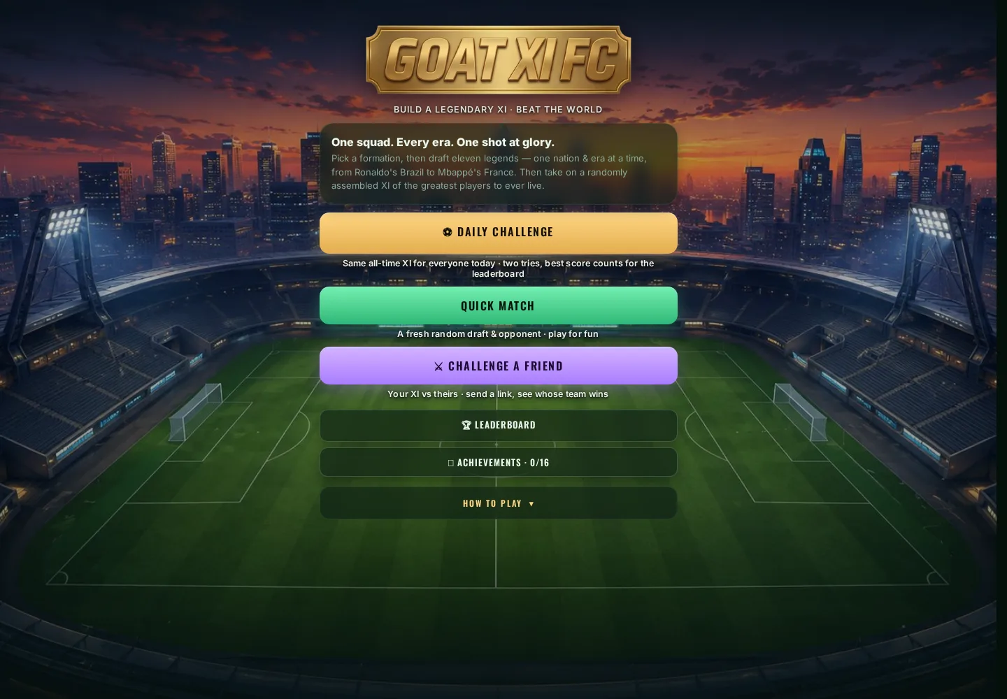 GOAT XI product website