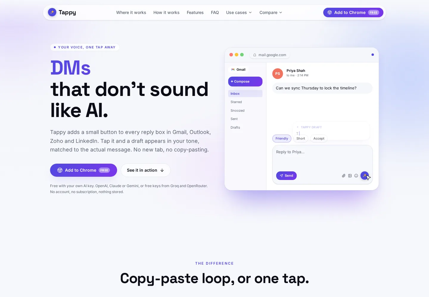 Tappy product website